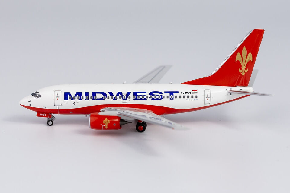 1:400 NG Model MIDWEST BOEING 737-600 Passenger Airplane Diecast Aircraft Model