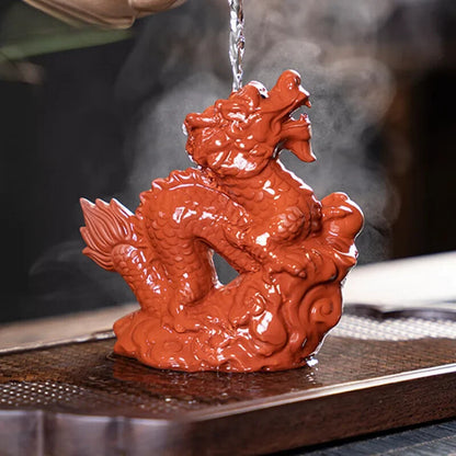 Creative Purple Sand 12 Zodiac Animal Decoration Tea Pet Lovely Desktop Ornament