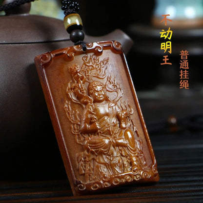 Fudo Myoo Tibetan Birth Buddha Pendant Necklace Amulet Tibetan Style