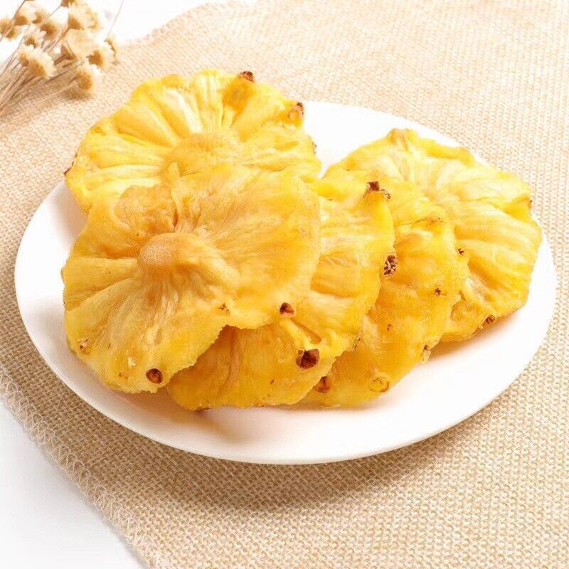 Leisure Snacks Dried Fruit Blockbuster Dried Pineapple Bulk 500g 休闲零食果干大片菠萝干