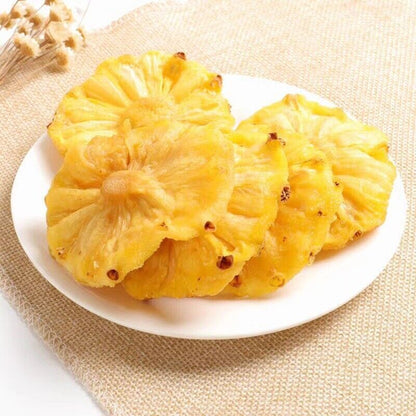 Leisure Snacks Dried Fruit Blockbuster Dried Pineapple Bulk 500g 休闲零食果干大片菠萝干