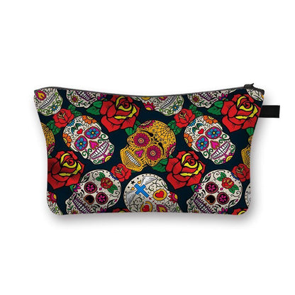 Print Cosmetic Bag Makeup Purse Cosmetic Case Lipstick Storage Bags Traveling