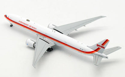 1:400 JC WINGS Indonesian Airways BOEING 777-300ER Passenger Plane Diecast Model