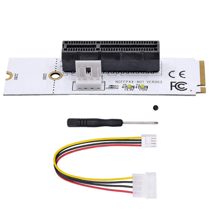 NGFF M.2 M Key to PCI 4X New Adapter For 1X 4X PCIE Slot Easy Installation