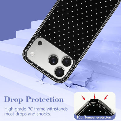 Magnetic Case for Iphone 17 Pro, Polka Dot Phone Case Cute for Girls Women, Comp