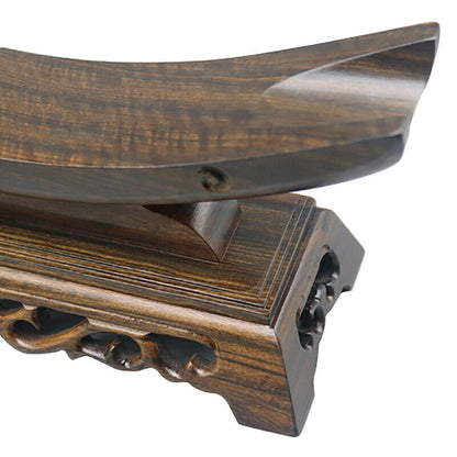 Knife Rest Sword Stand Solid Wood Sword Display Katana Stand Holder Crescent