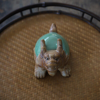 Ceramic Tea Pets Chinese Dragon Tea Play Crafts Chinese Tea Set Decoration