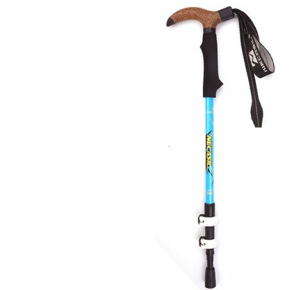 Carbon Walking Sticks Climbing 55-120cm Antiskid Wear Resistance Cork Absorption