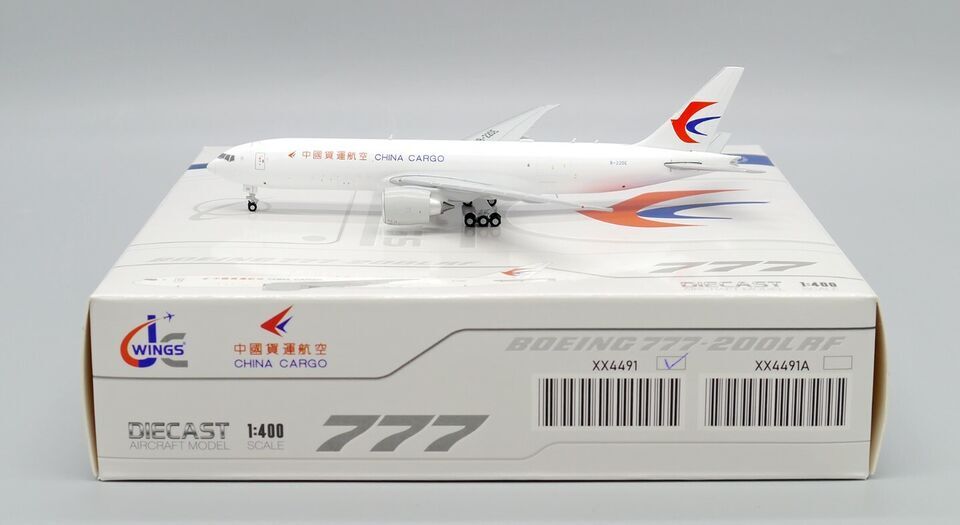 1:400 JC Wings CHINA CARGO BOEING 777-200LRF Aircraft Diecast Airplane Model