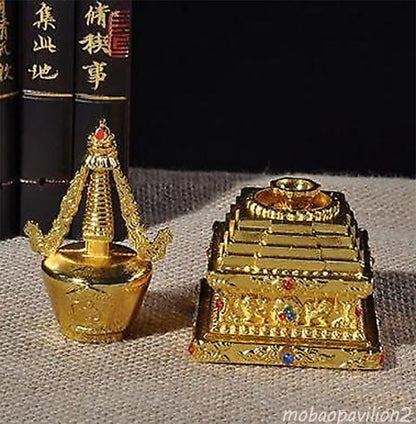 Copper Alloy Buddhism Stupa Tower Bodhi Tower Supplies Ornaments