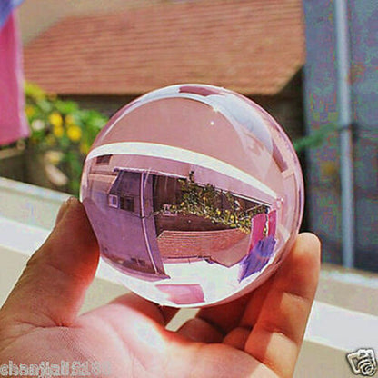 50-120mm Natural Pink Sphere Large Crystal Ball Healing Stone
