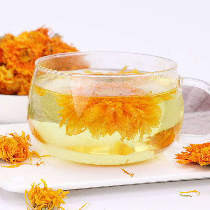 Female Flower Herbal Tea Chinese Marigold Tea Ecology Calendula Officinalis Tea