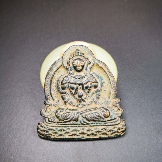 Handmade Tibetan Buddhist Statue Amitayus Buddha of Infinite Life