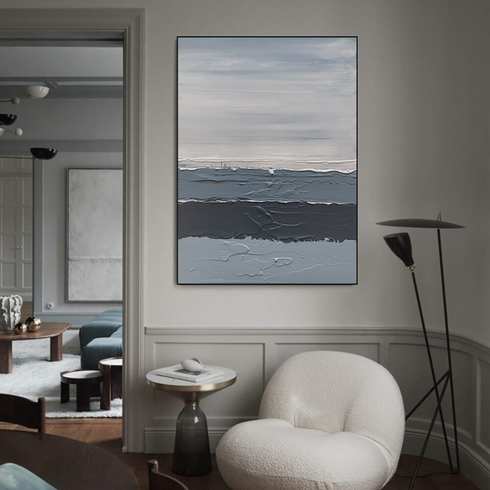 New Arrival Large Thick Oil Painting Abstract Landscape Painting On Canvas