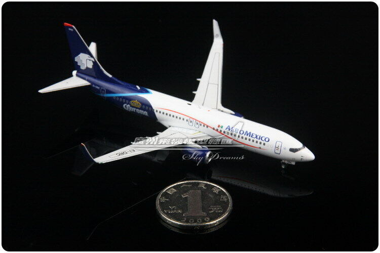 1:400 Phoenix AEROMEXICO BOEING 737-800 Passenger Airplane Diecast Plane Model