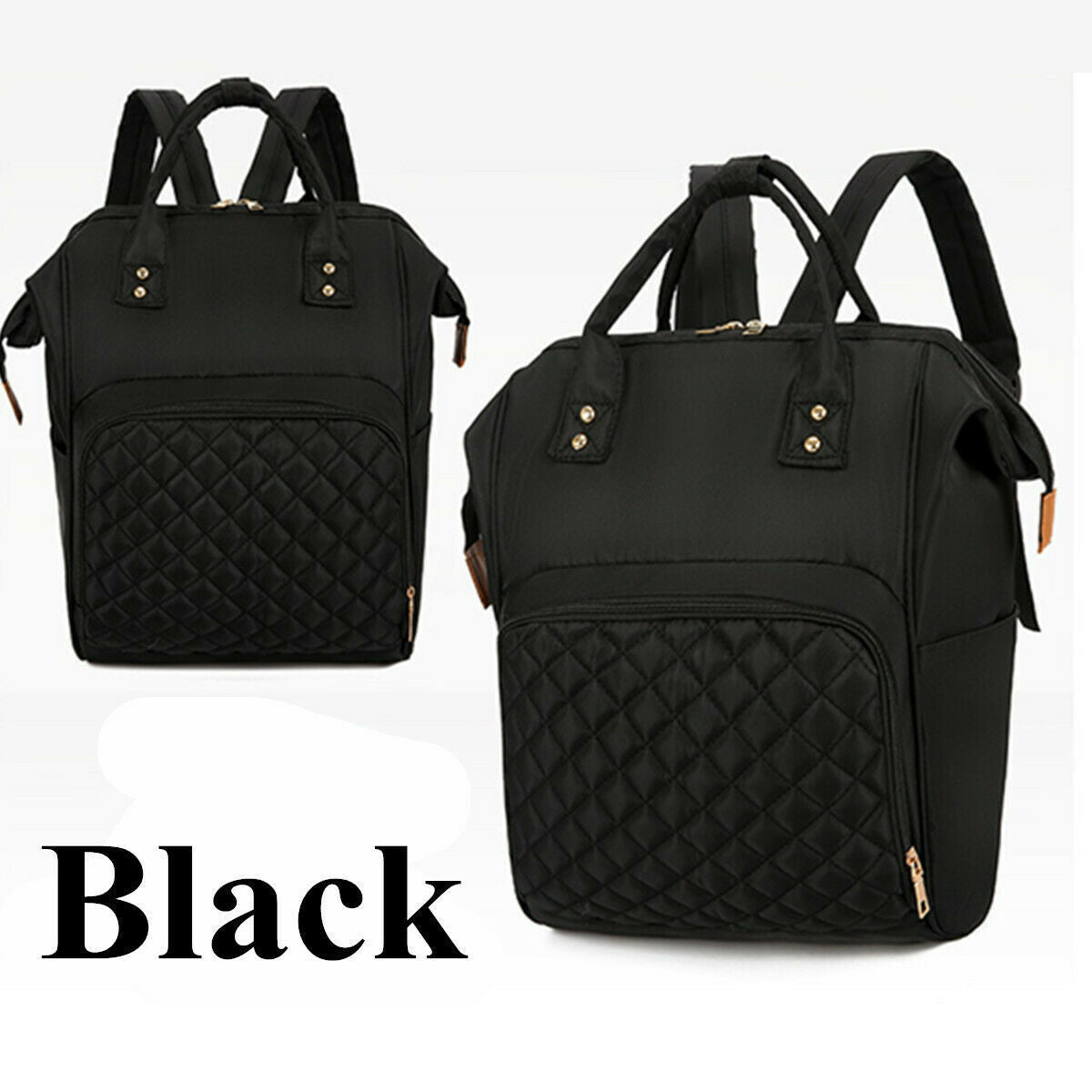 New Women's Mummy Nappy Diaper Bag Large Capacity Baby Travel Backpack Tote Bag