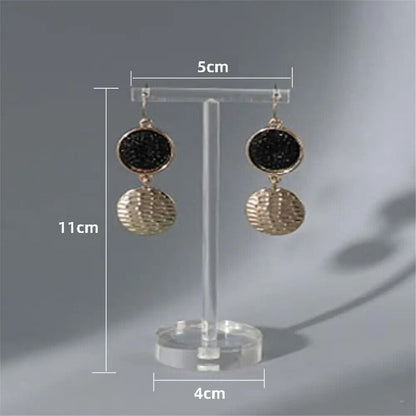 Jewelry Display Rack Clear Acrylic T Shape Drop Earrings Holder Organizer Stands
