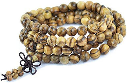 Authentic Vietnamese Agarwood Incense 108 Beads 6-8mm Fashion Prayer Beads