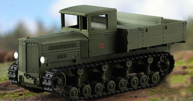 Easy Model WWII Soviet artillery heavy trailer transport 1/72 FINISHED MODEL