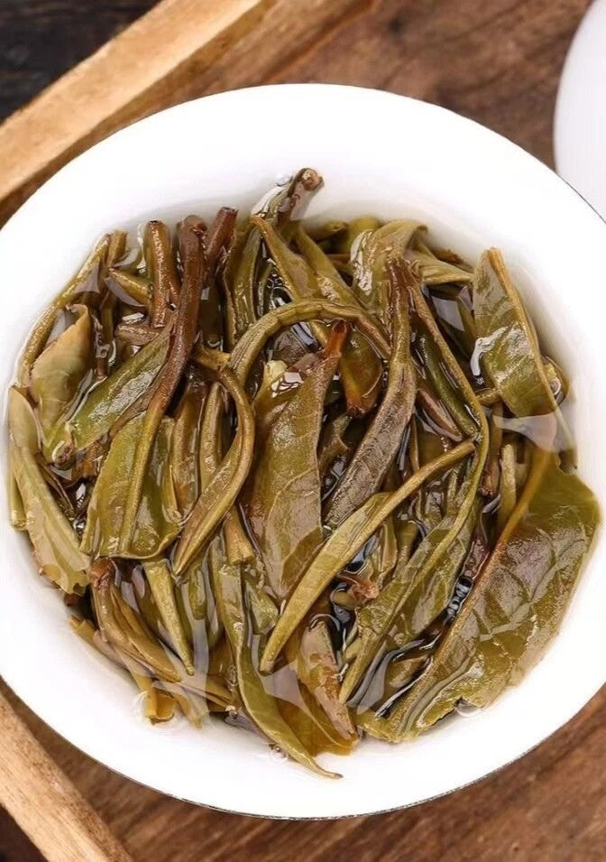 500g YunNan BuLangShan Uncooked pu'erh tea ancient tree Dry storage Raw Pu'er