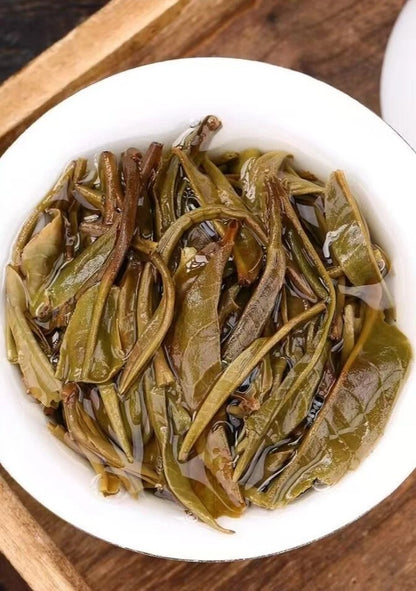 500g YunNan BuLangShan Uncooked pu'erh tea ancient tree Dry storage Raw Pu'er