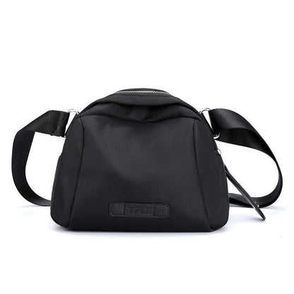 Shoulder Bag Small Solid Crossbody Bag Black Travel Purse Luxury Handbag Zipper