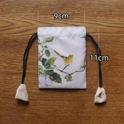 Chinese Velvet Jewelry Buddha Bag Organizer Storage Bag Jewelry Teacups Case NEW