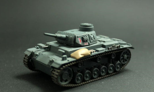 Panzerkampf WWII German PANZER III AUSF.G Grey 1/72 DIECAST MODEL FINISHED TANK