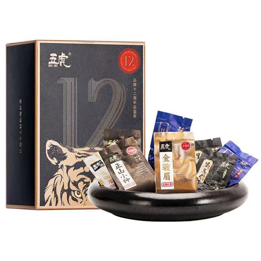 4Kinds Tea Wuyi Jinjunmei Lapsang Souchong TieGuanYin Green Tea Black Oolong Tea