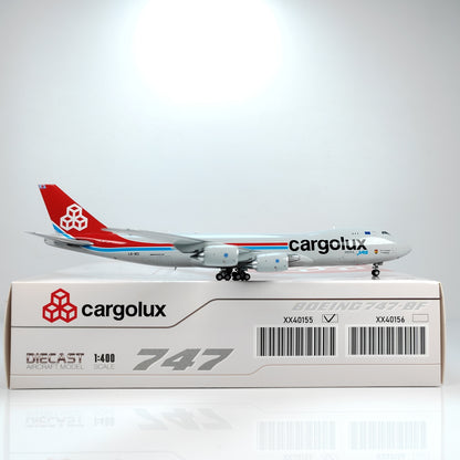 1:400 JC Wings CARGOLUX BOEING B747-8 Passenger Airplane Diecast Model