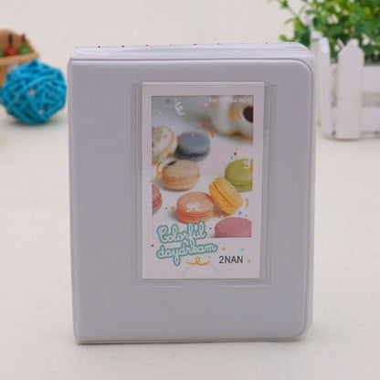 Photo Album 64 Pockets Candy Color Polaroid Mini Photocards Image Holder Storage