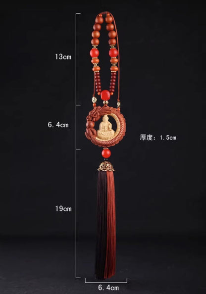 Car Pendant Interior Decoration Guanyin Car Mounted Buddha Statue Decoration