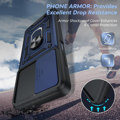for Motorola Edge-5G UW 2021 Phone Case: Moto Edge 2021 Case with Slide Camera C