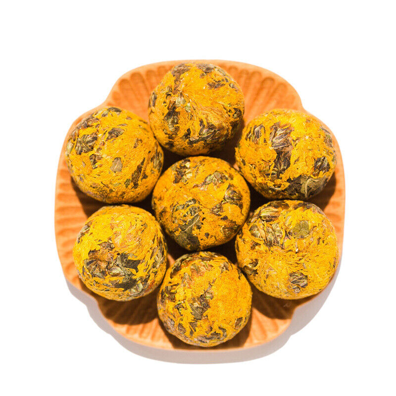 2Pcs Handmade Yunnan Tea Ball Flower Scented Jasmine Osmanthus Lily Rose Tea