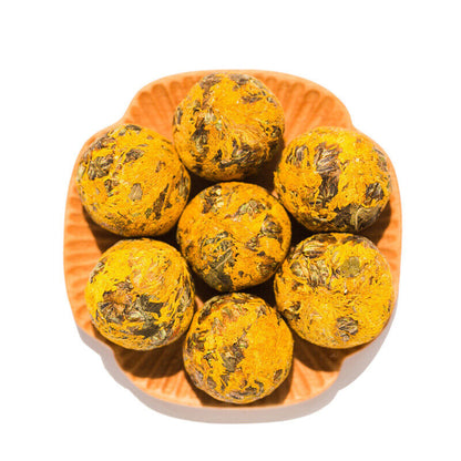 2Pcs Handmade Yunnan Tea Ball Flower Scented Jasmine Osmanthus Lily Rose Tea
