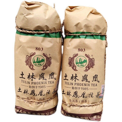 Tulin 2018 Shou Puerh Phoenix 803 Yunnan Pu Erh Tuo Cha Ripe Puer Tuocha 500g