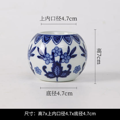 Blue and White Porcelain Ceramic Household Dining Table Desktop Decoration