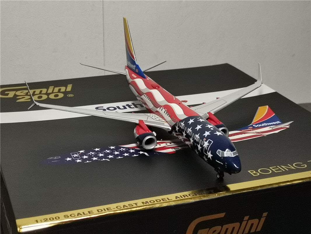 1:200 Geminijets Southwest BOEING B737-800 Airplane Diecast Aircraft Model