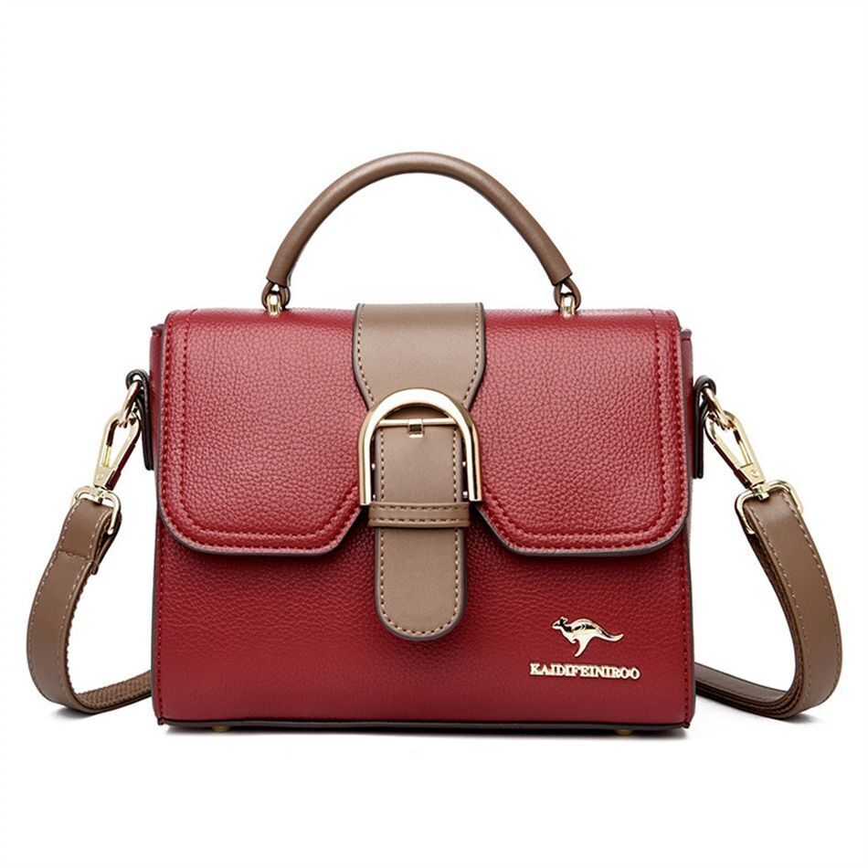 Women Fashion Handbag Purse Genuine Leather Shoulder Crossbody Flap Totes Bags