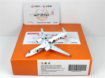 1:400 JC Wings JAL BOEING B737-800 Passenger Airplane Diecast Model