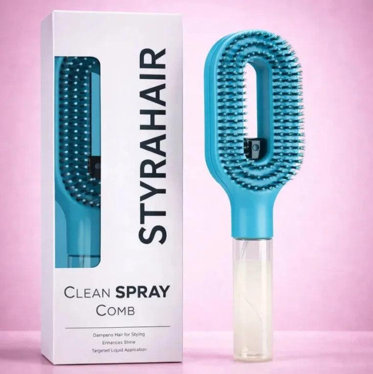 2-in-1 Detangling Spray Comb, Styling Comb, Anti-Frizz Spray Comb