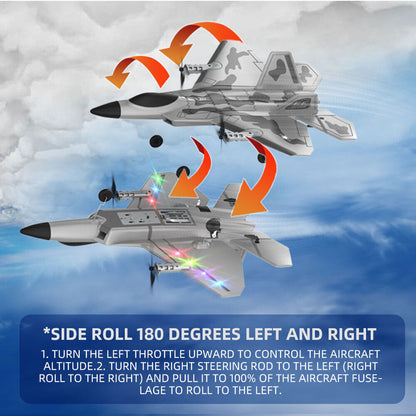 2.4G 4CH BM16 F22 RC Airplanes 6G/Vertical Flight Aerobatic Remote Control Plane