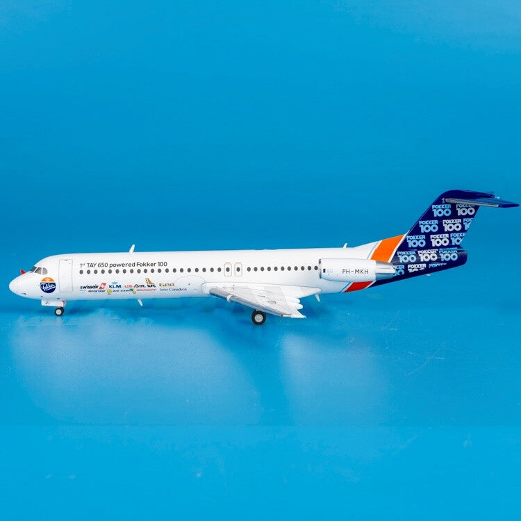1:200 Geminijets Fokker TAY 650 powered Fokker 100 Airplane Diecast Model
