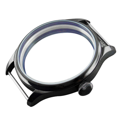 44mm Stainless Steel Watch Case Fit For Seagull ST3600 ETA 6497 6498 Movement G