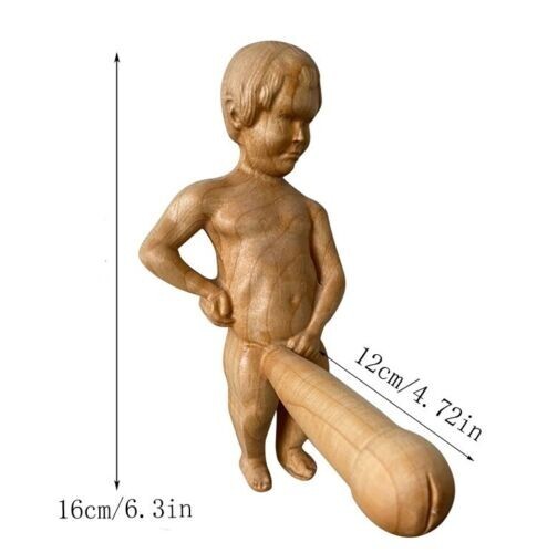 Funny Wood Toilet Paper Holder Human Tissue Holder Bathroom Paper Holder