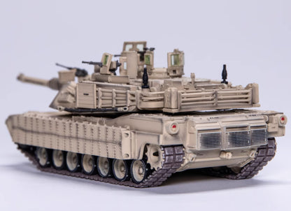 1/72 Panzerkampf US M1A2 TUSK1 AbramsM1 Main Battle Tank Sand Finished Model
