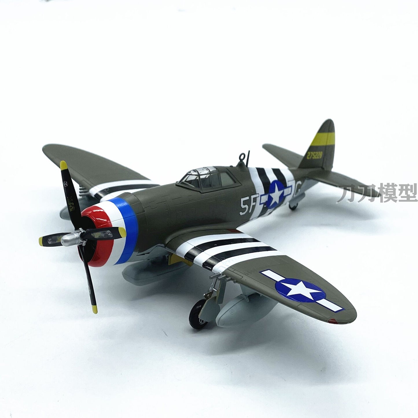 1:72 World War II US Army P47D Lightning fighter model aircraft model decoration