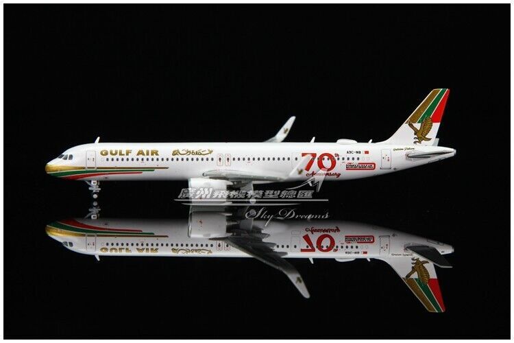 1:400 JC Wings GULF AIR AIRBUS A321neo Passenger Airplane Diecast Aircraft Model