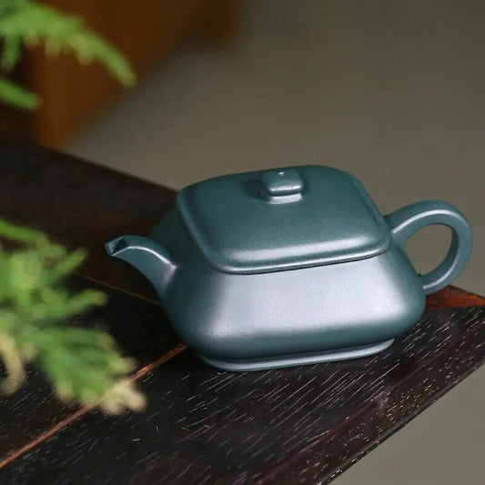 Yixing Purple Clay Teapot Single Purple Clay Tea Set Early China Green Clay Han