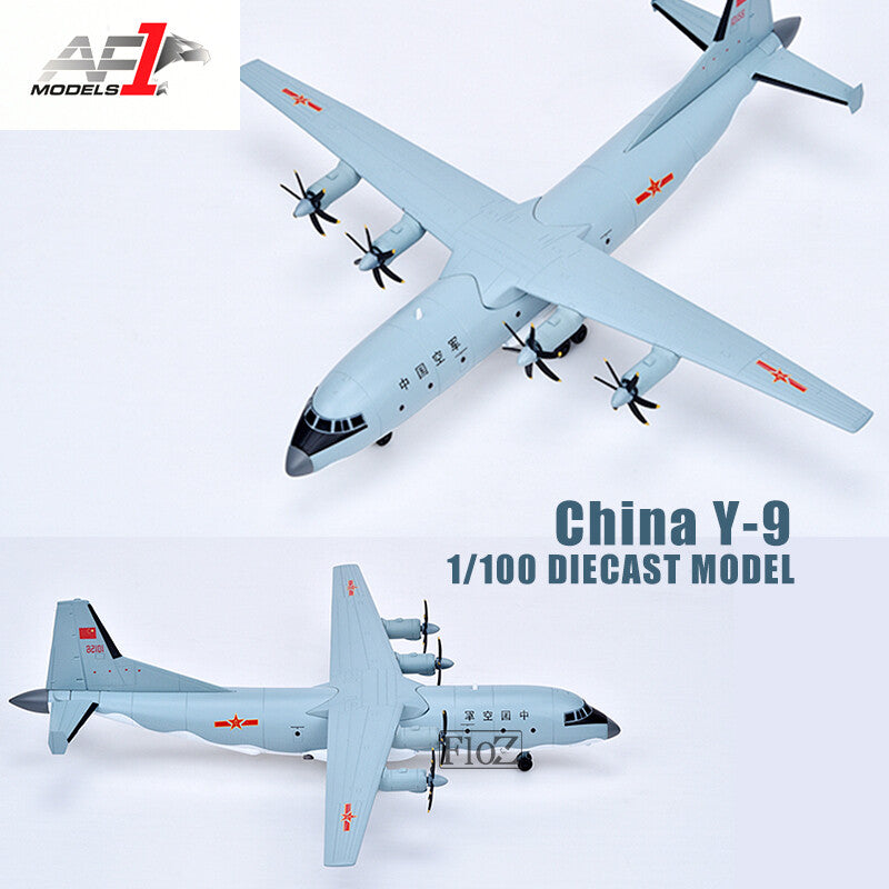 AF1 China Y-9 1/100 diecast plane model aircraft